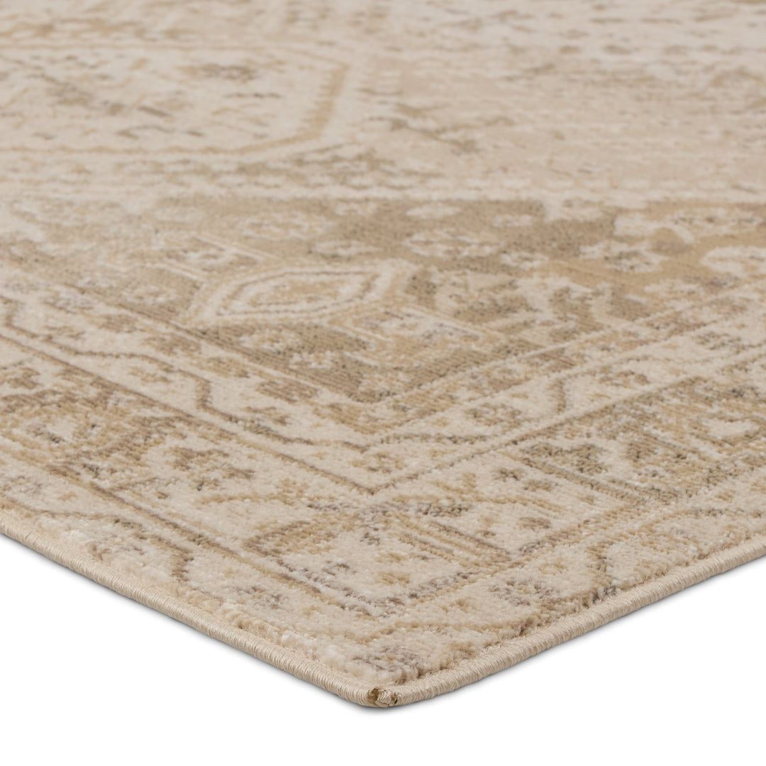 Vibe by Jaipur Living Rush Indoor/Outdoor Medallion Beige/ Tan Area Rug (4'X5'7")