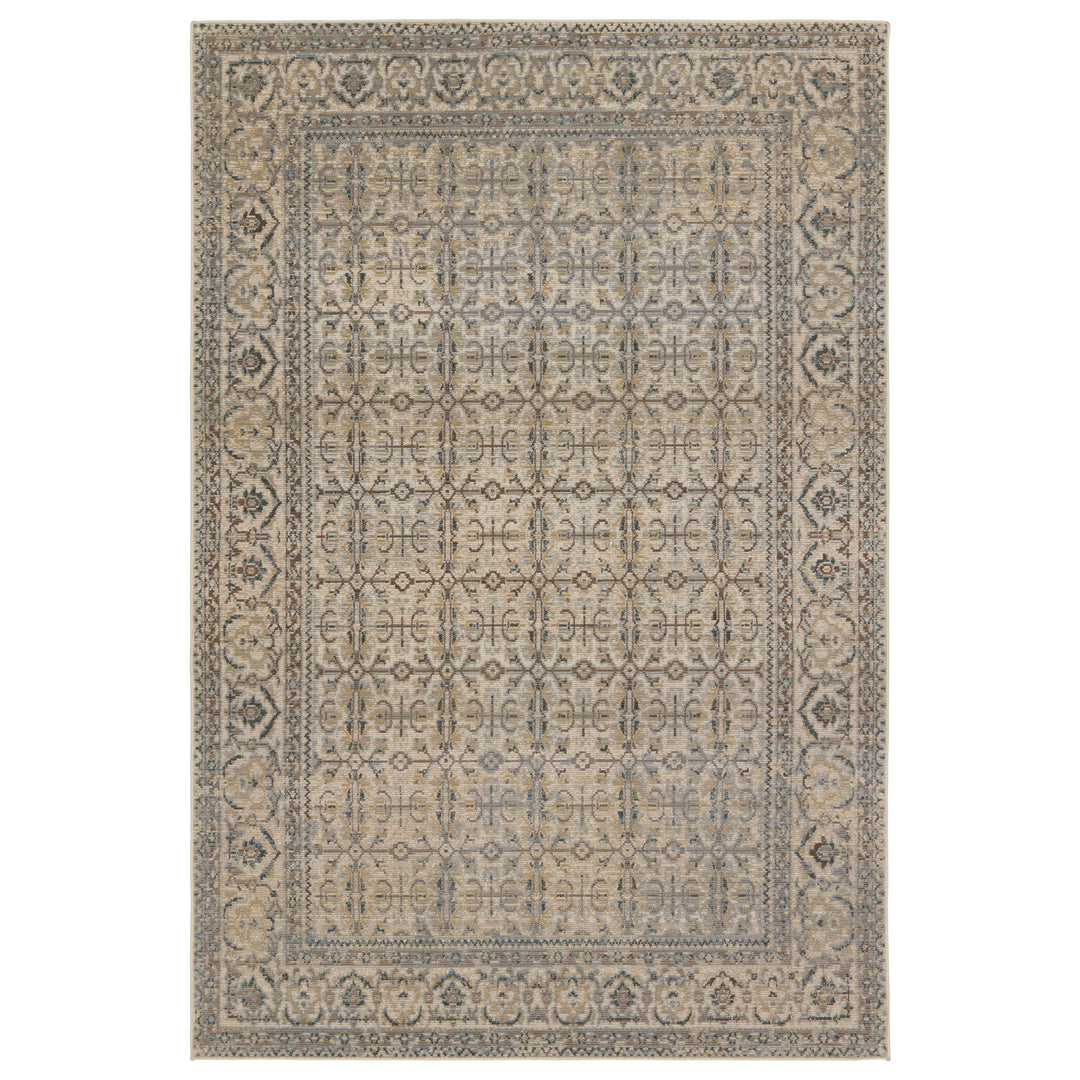 Vibe by Jaipur Living Olivine Indoor/Outdoor Trellis Gray/ Brown Area Rug (9'6"X12'7")