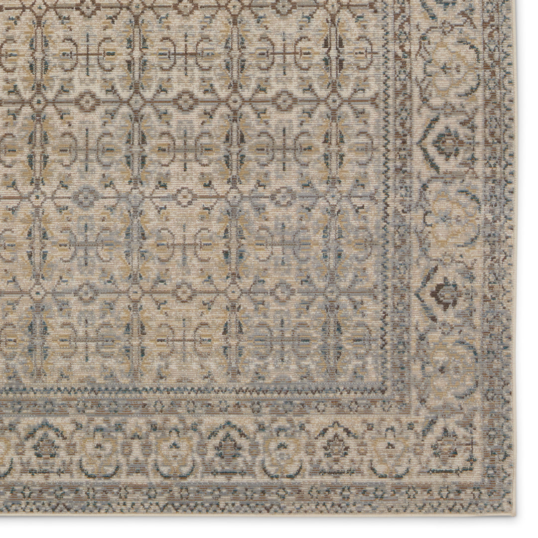 Vibe by Jaipur Living Olivine Indoor/Outdoor Trellis Gray/ Brown Area Rug (2'6"X4')