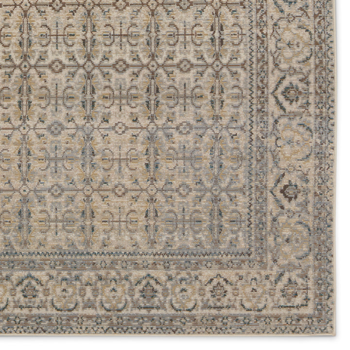 Vibe by Jaipur Living Olivine Indoor/Outdoor Trellis Gray/ Brown Area Rug (2'6"X4')