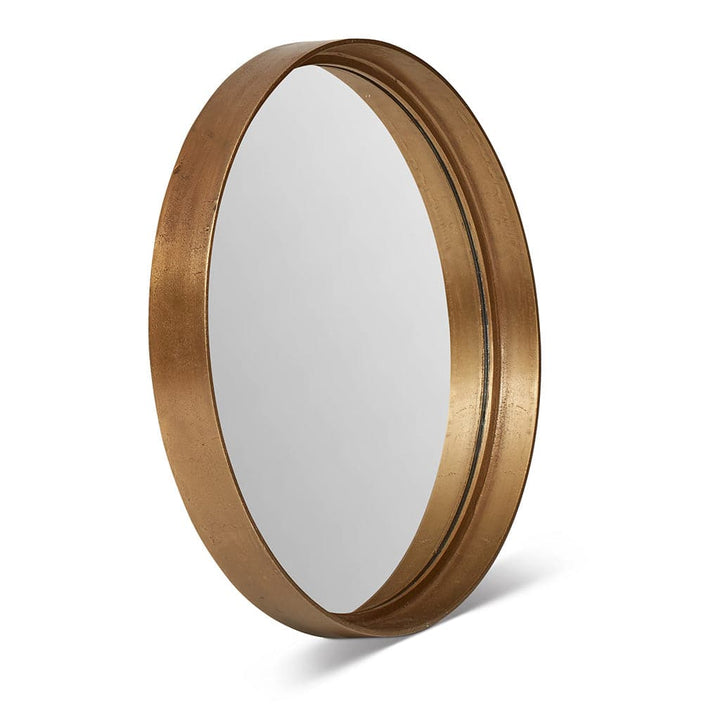 Samar Round Mirror-Urbia-URBIA-IJ-SAMAR-23-AB-MirrorsAntique Brass-23"-4-France and Son