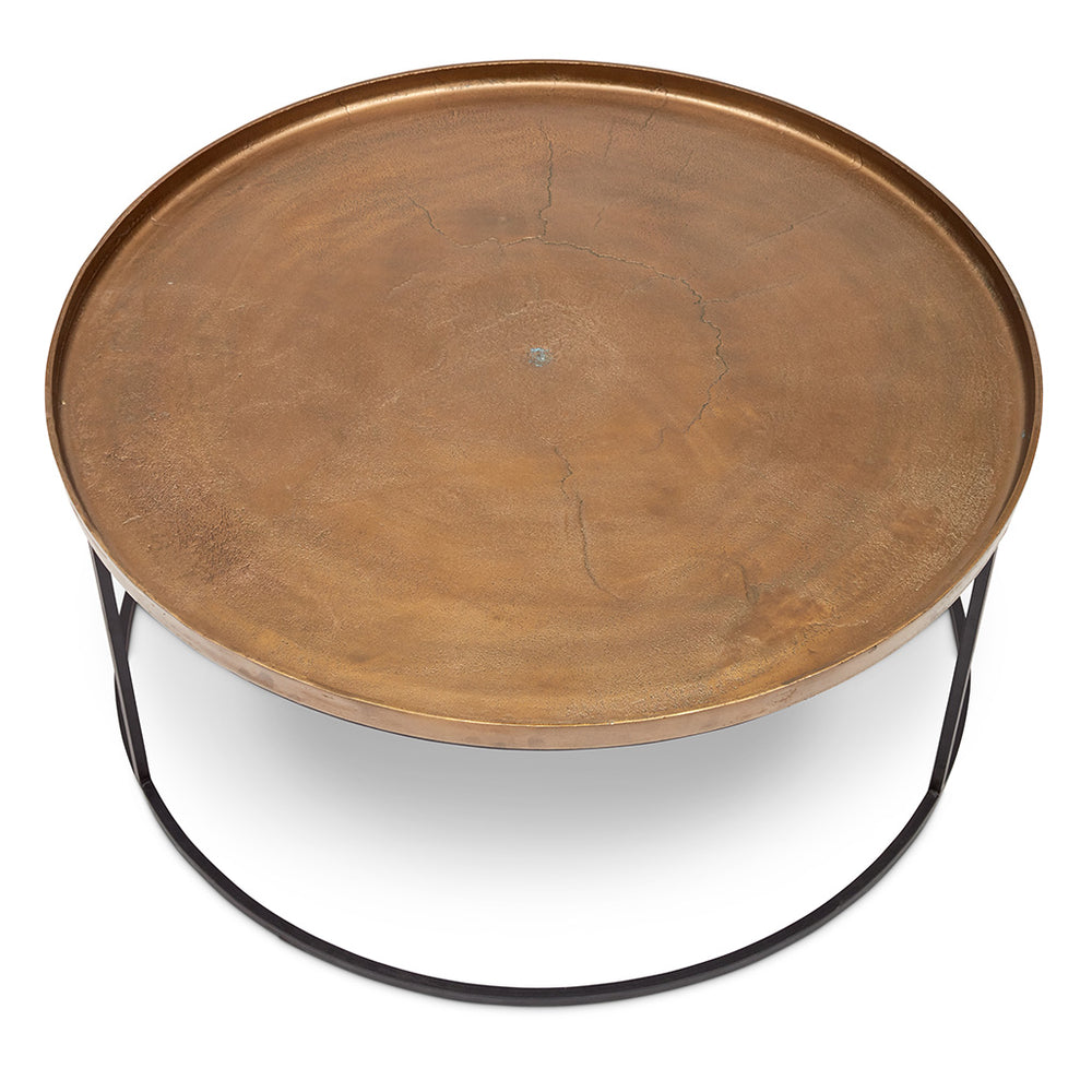 Sana Coffee Table-Urbia-URBIA-IJ-SANA-CT-AB-Coffee TablesAntique Brass-6-France and Son