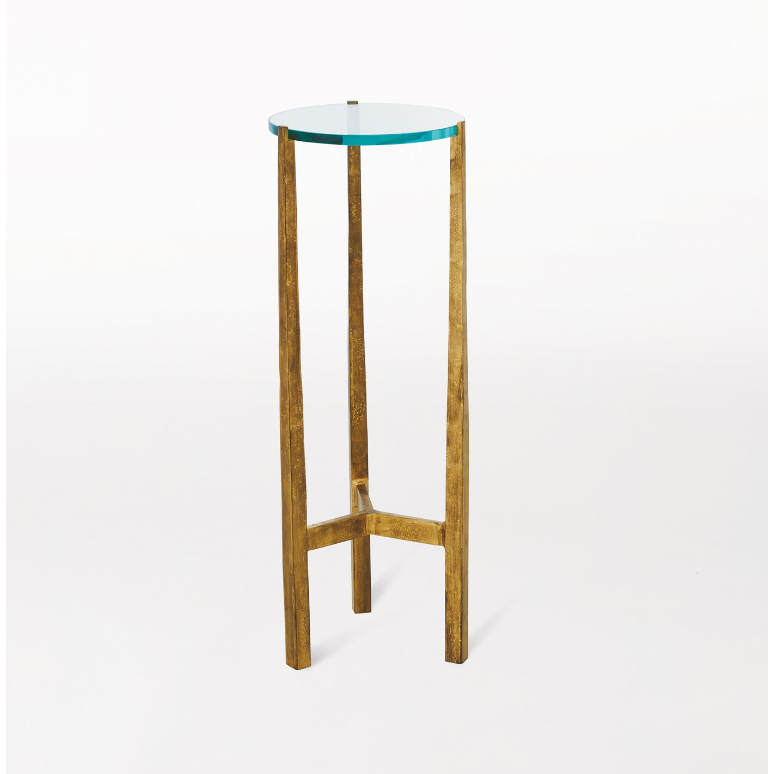 Side Tables Oculus Table-Antique Gold