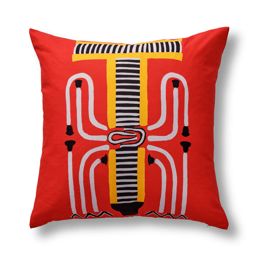 Sema Tawy Pillow-Ann Gish-ANNGISH-PWST2222-RED-Pillows-1-France and Son