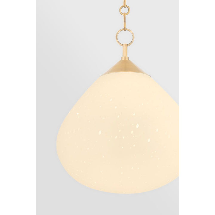 Semilla Pendant - Vintage Brass 14in