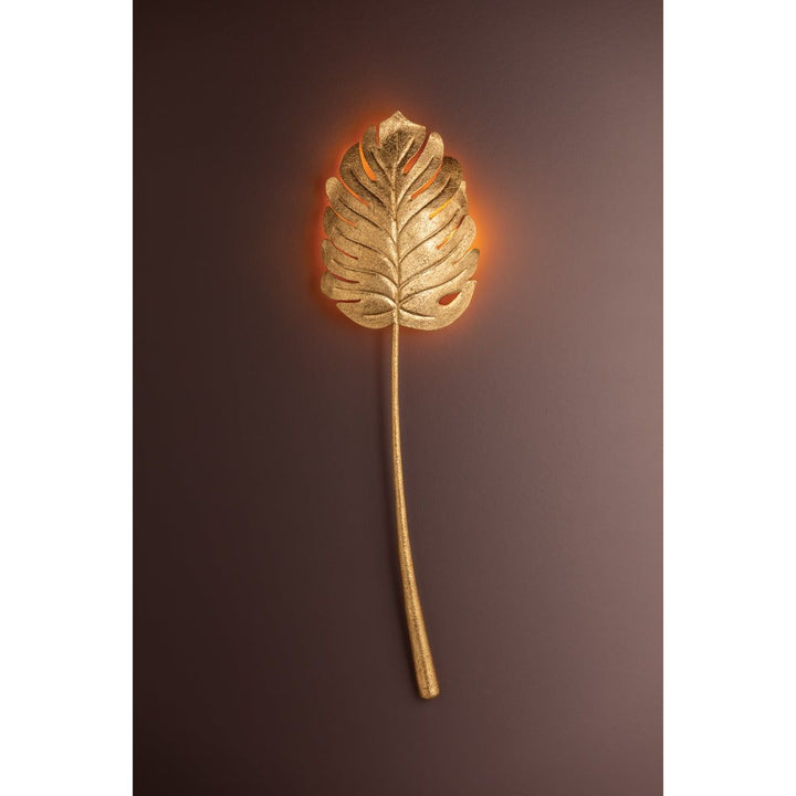 Seychelles Wall Sconce - Vintage Gold Leaf 2 Lights