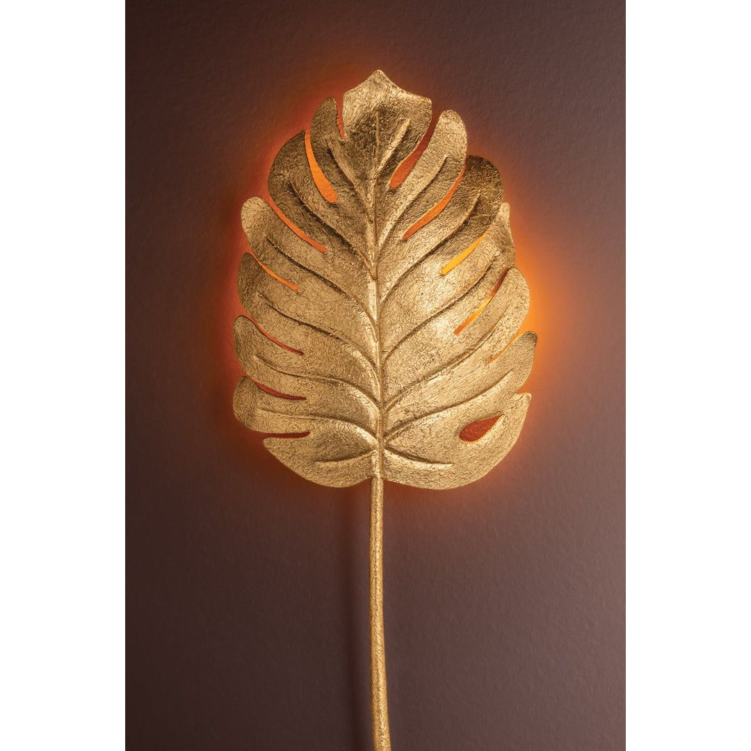 Seychelles Wall Sconce - Vintage Gold Leaf 2 Lights