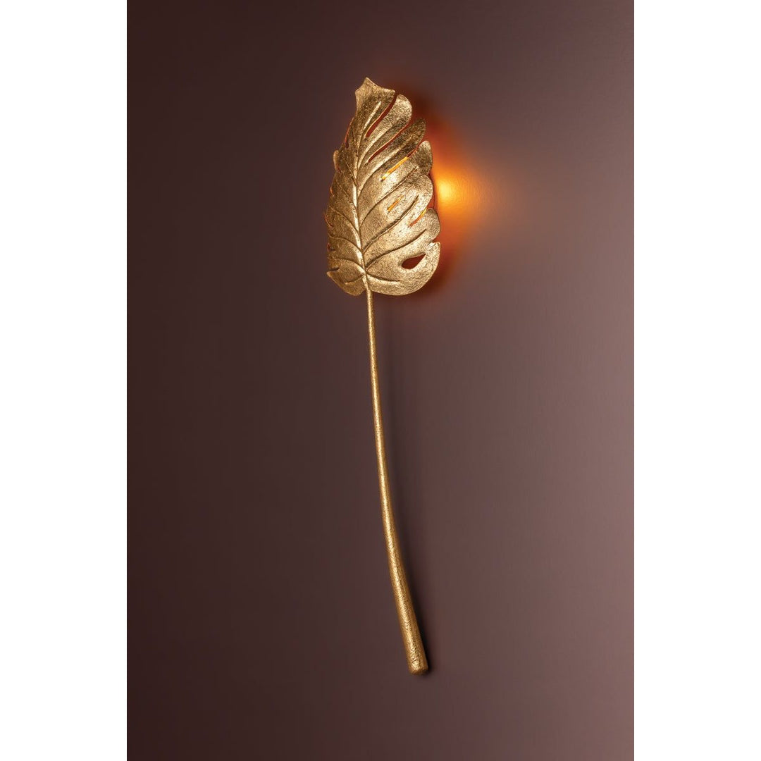 Seychelles Wall Sconce - Vintage Gold Leaf 2 Lights