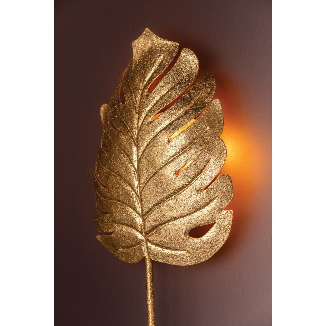 Seychelles Wall Sconce - Vintage Gold Leaf 2 Lights