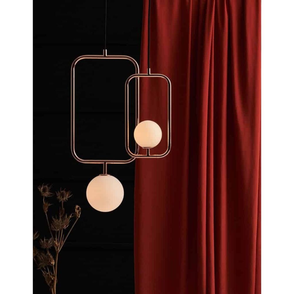 Pendants Sircle Pendant S - Copper - Mouth-Blown Glass, Steel