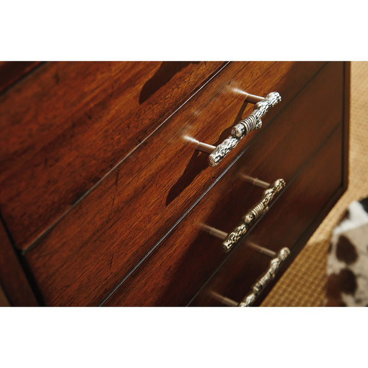 La Costa Live Edge Writing Desk - Light Golden Brown