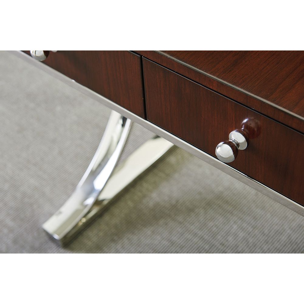 Andrea Writing Desk - Dark Brown