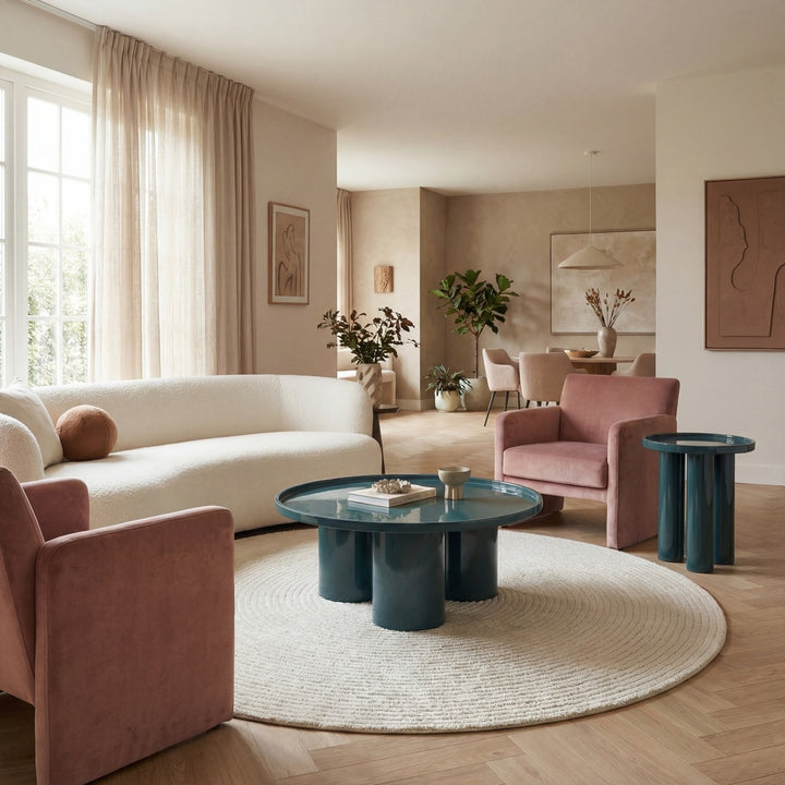 Sofia Enamel Coffee Table