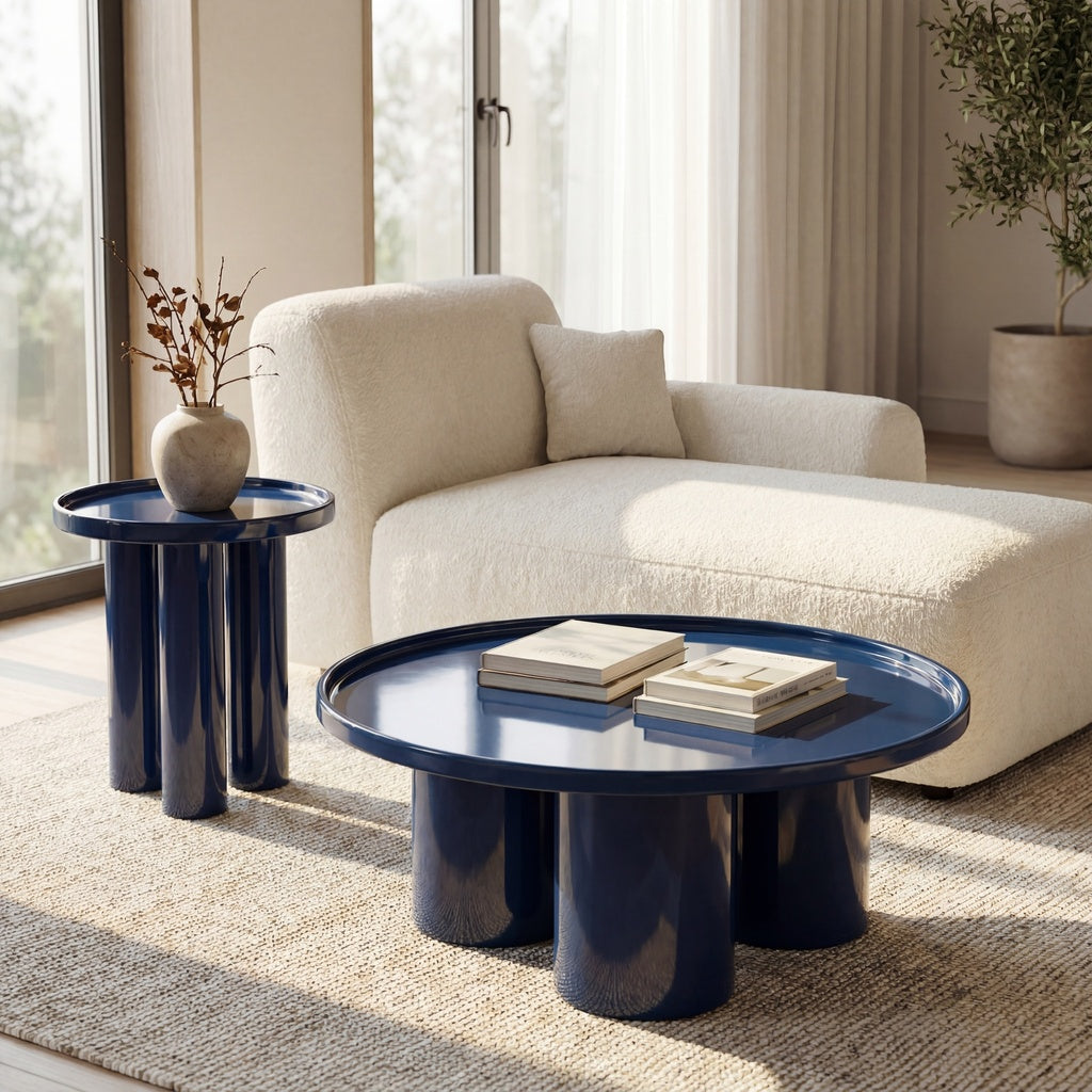 Sofia Enamel End Table