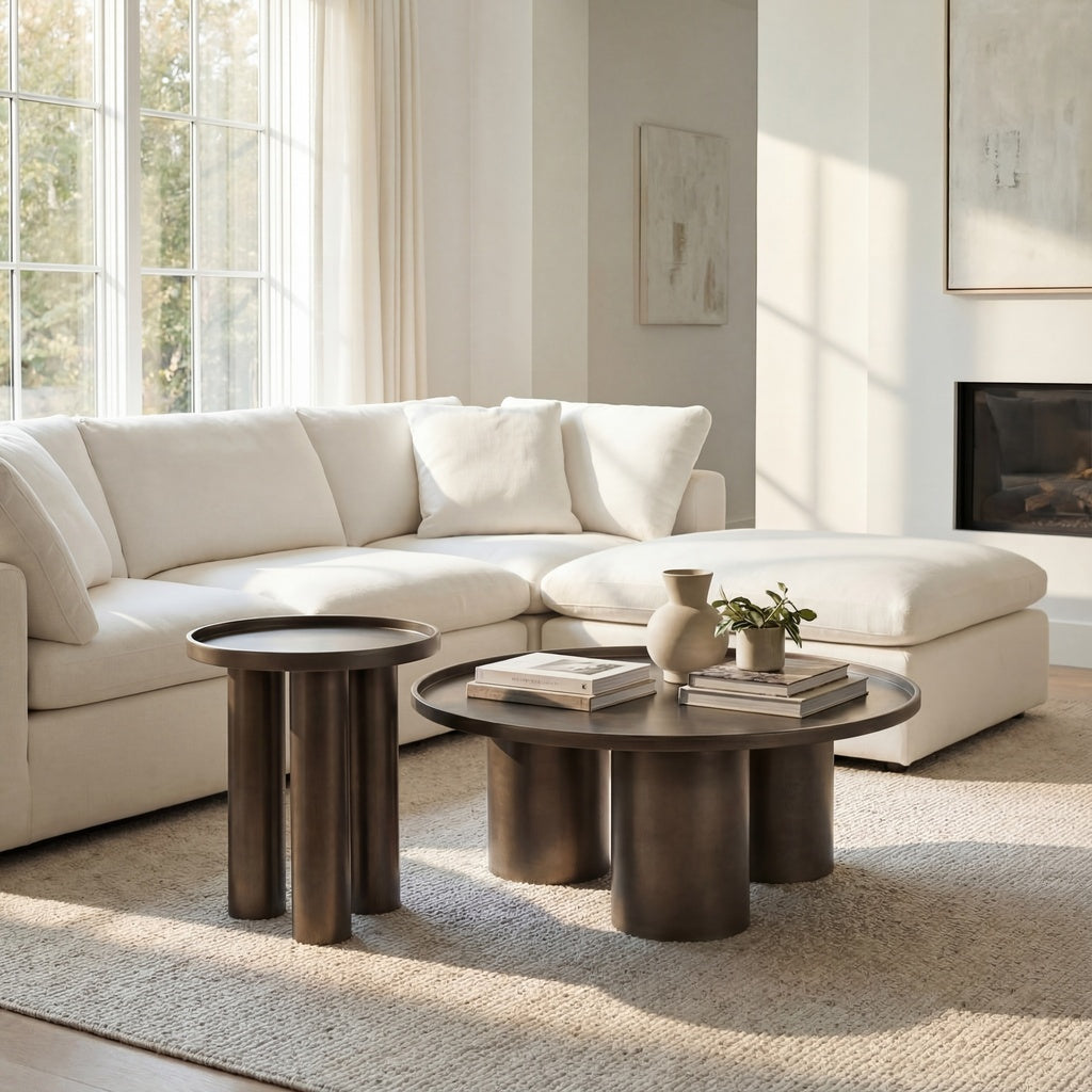 Sofia Industrial End Table