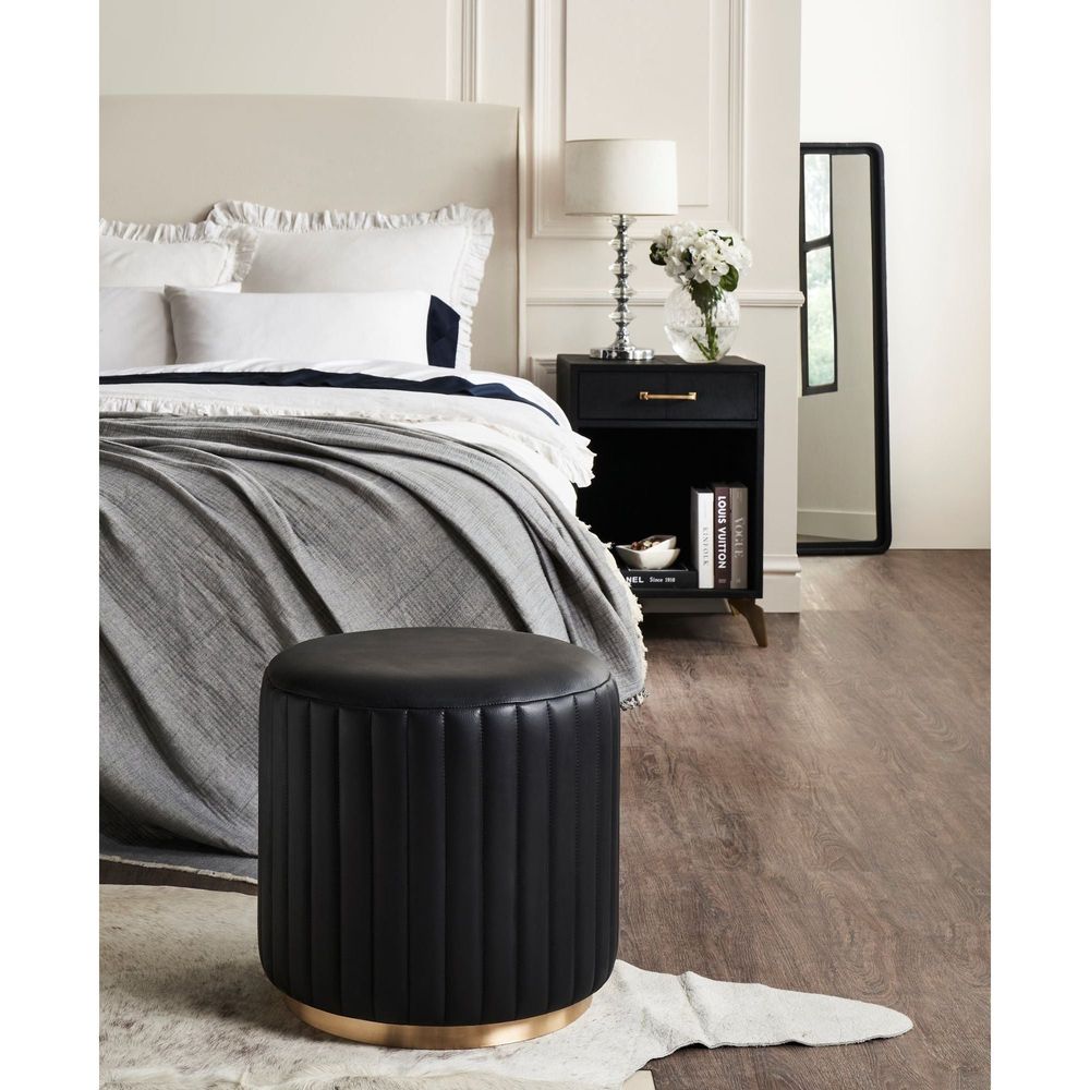 Stools & Ottomans Stanford Ottoman - Black
