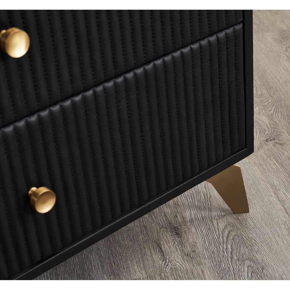 Stanford Six Drawer Dresser - Black