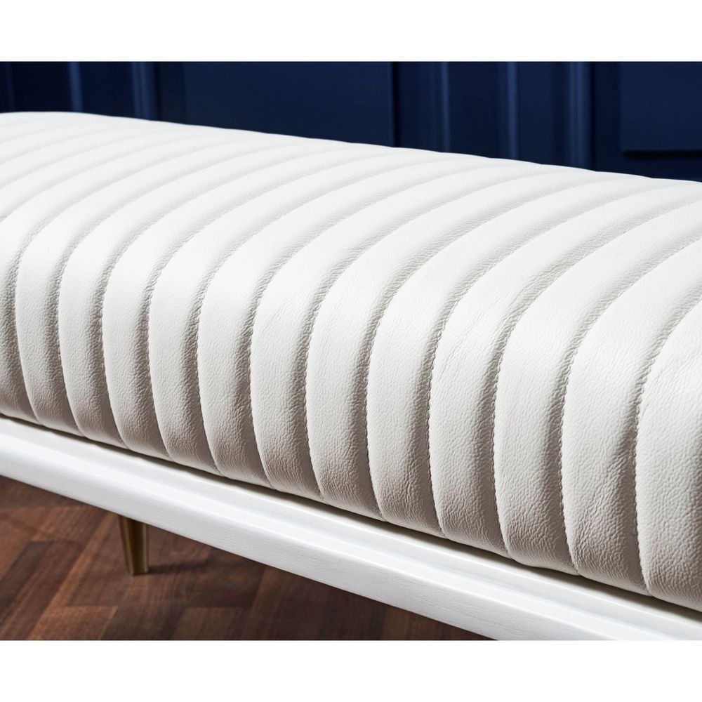 Stanford End-Of-Day Bench - White