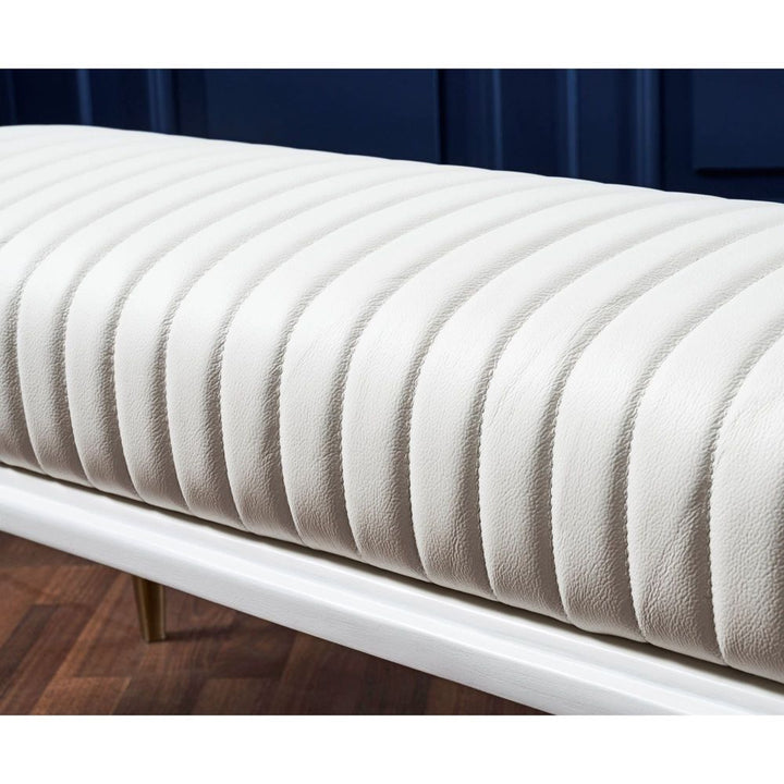 Stanford End-Of-Day Bench - White