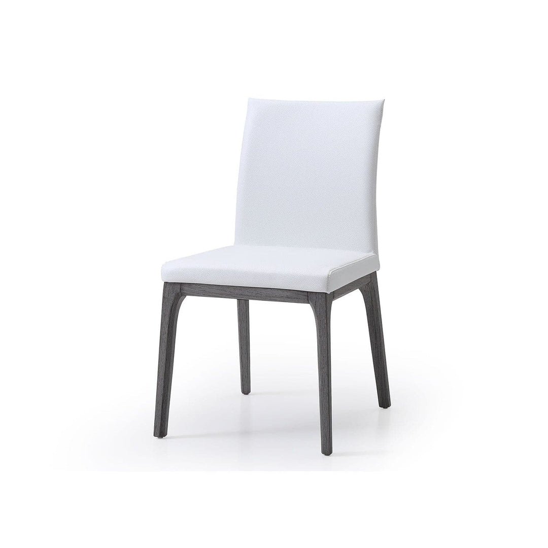 Stella Dining Chair-Whiteline Modern Living-WHITELINE-DC1454-GRY/TAU-Dining ChairsGray oak and Taupe-2-France and Son