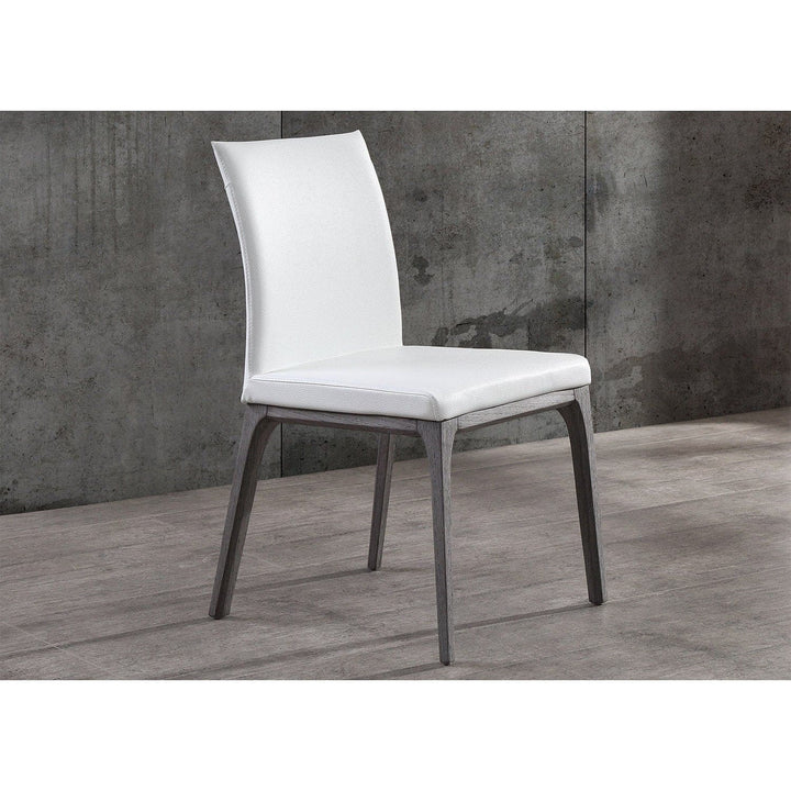 Stella Dining Chair-Whiteline Modern Living-WHITELINE-DC1454-GRY/WHT-Dining ChairsGray oak and White-6-France and Son