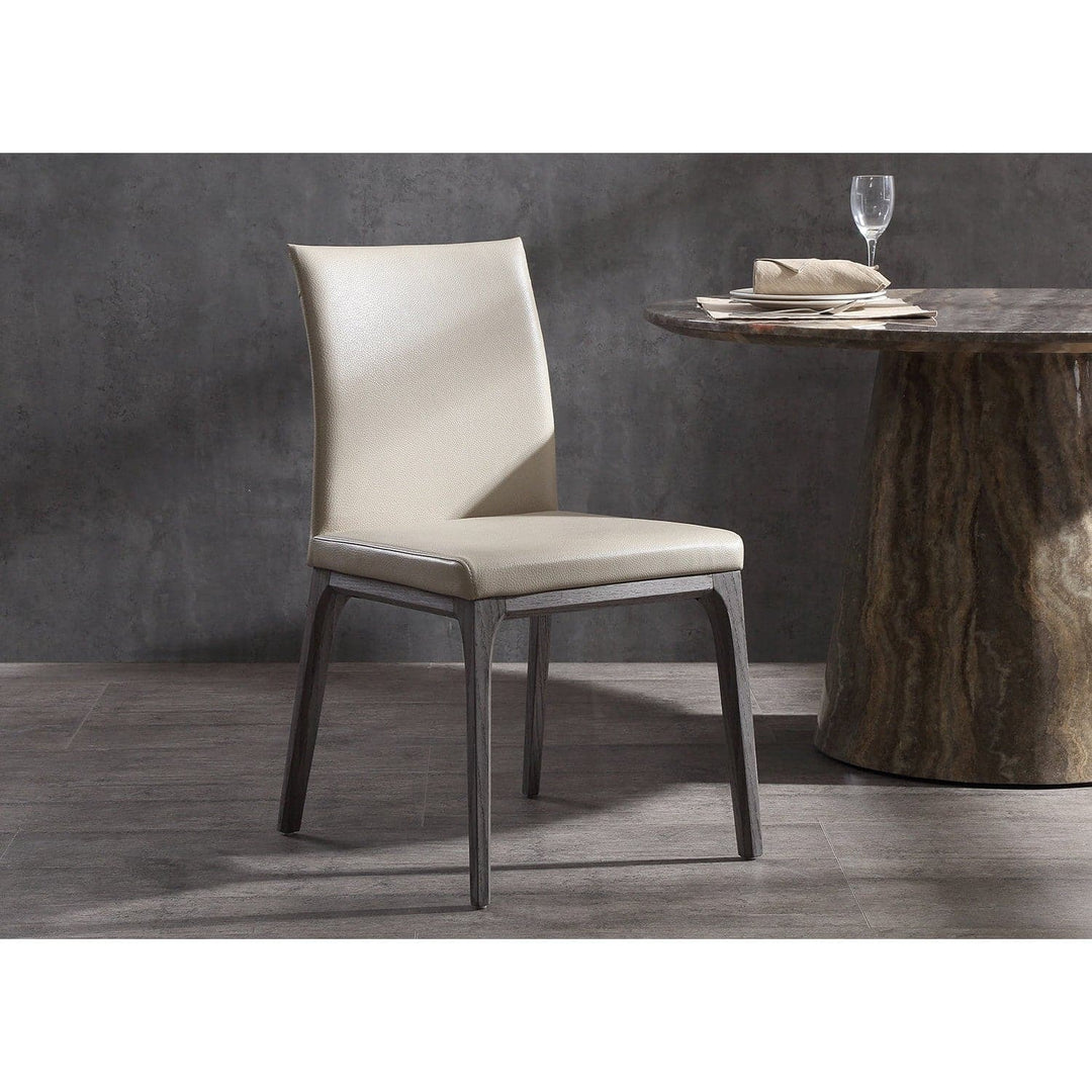 Stella Dining Chair-Whiteline Modern Living-WHITELINE-DC1454-GRY/TAU-Dining ChairsGray oak and Taupe-5-France and Son