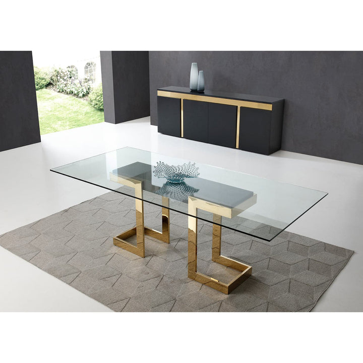 Sumo Dining Table-Whiteline Modern Living-WHITELINE-DT1658-BLK-Dining Tables-5-France and Son