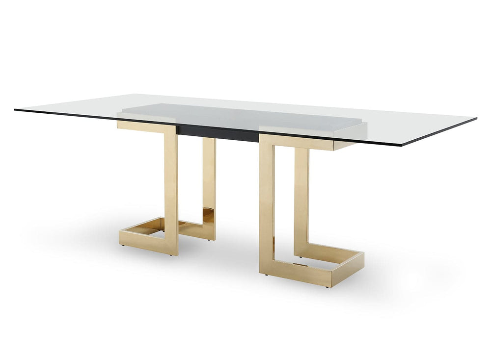 Sumo Dining Table-Whiteline Modern Living-WHITELINE-DT1658-BLK-Dining Tables-2-France and Son