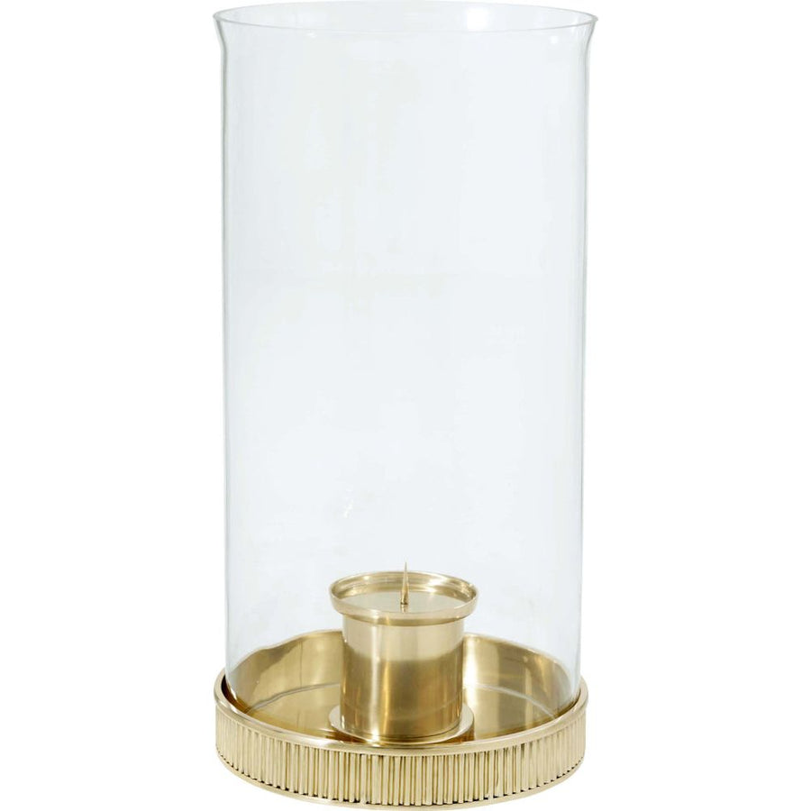 Candle Holders Last Storm of the Season Grande 18" Brass