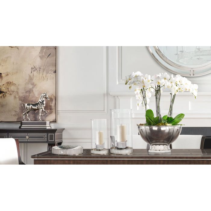 Candle Holders Last Storm of the Season Grande 18" Nickel