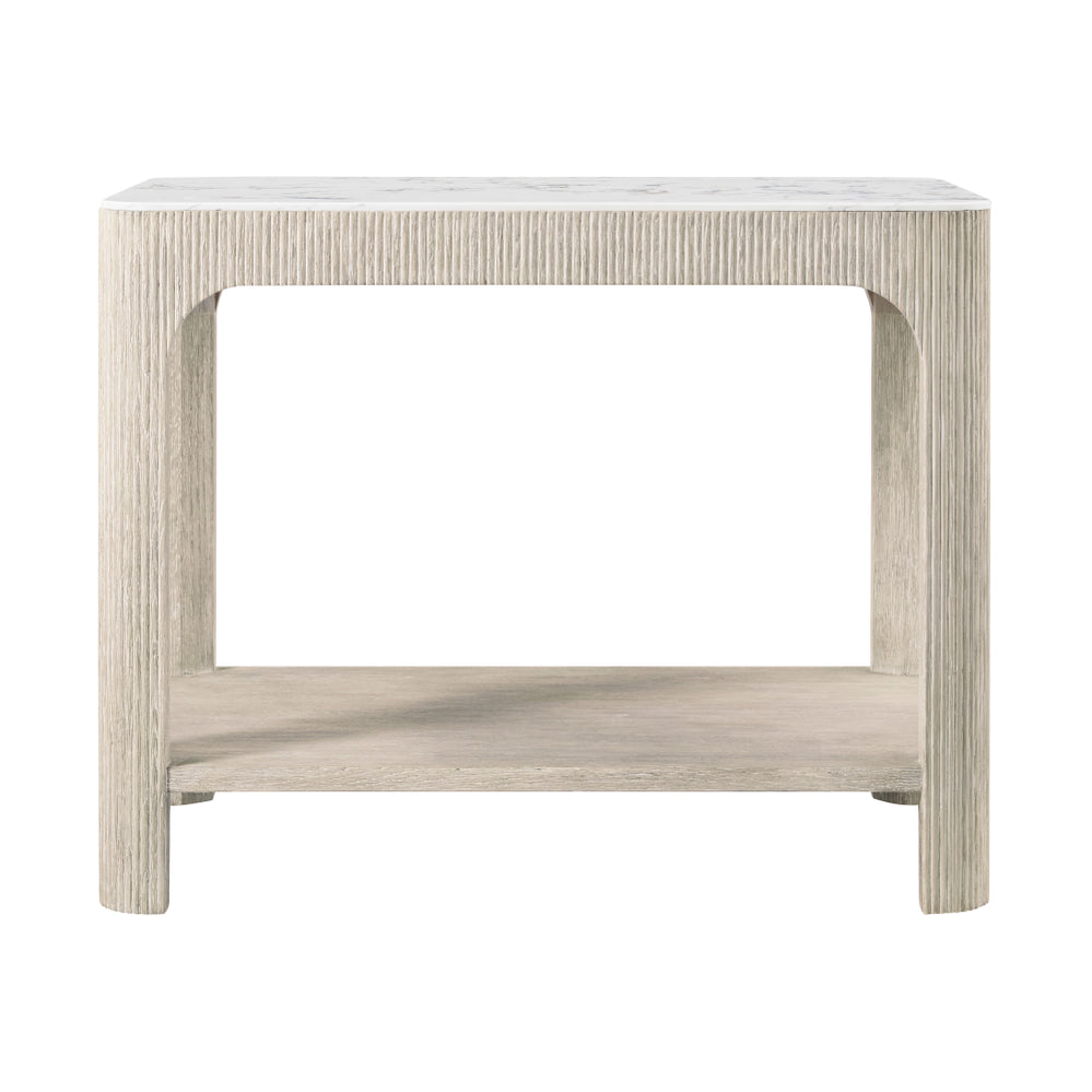 Horizon Rectangular Quartz Side Table