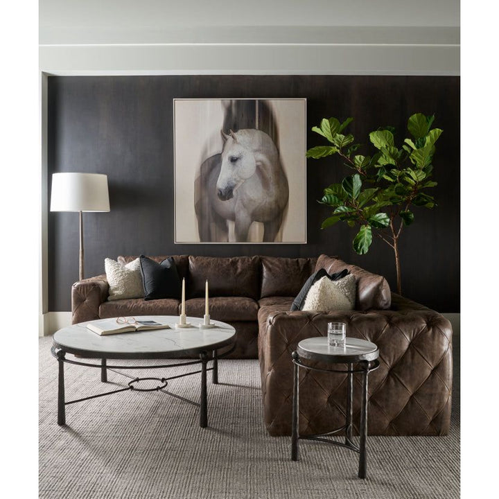 Side Tables Spencer London Round Metal Drink Table