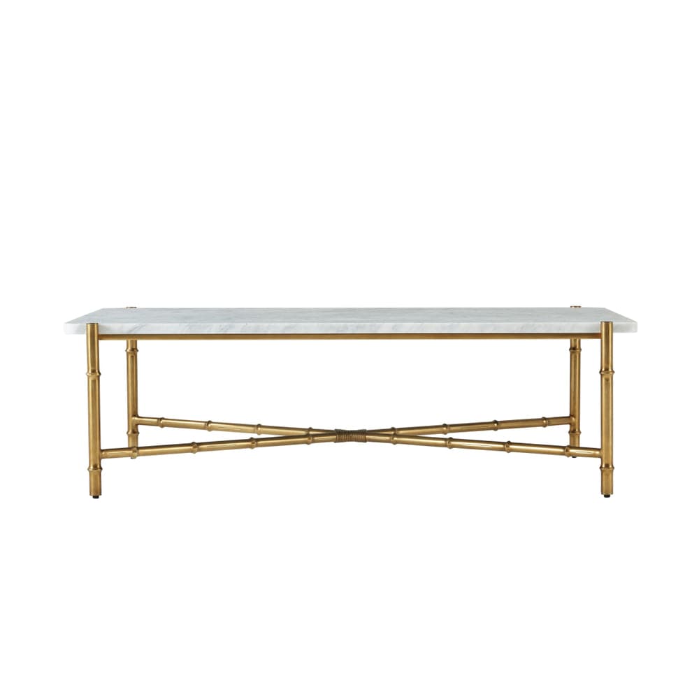 Kesden Cocktail Table-Theodore Alexander-THEO-TA51109.C351-Coffee TablesBrass-4-France and Son