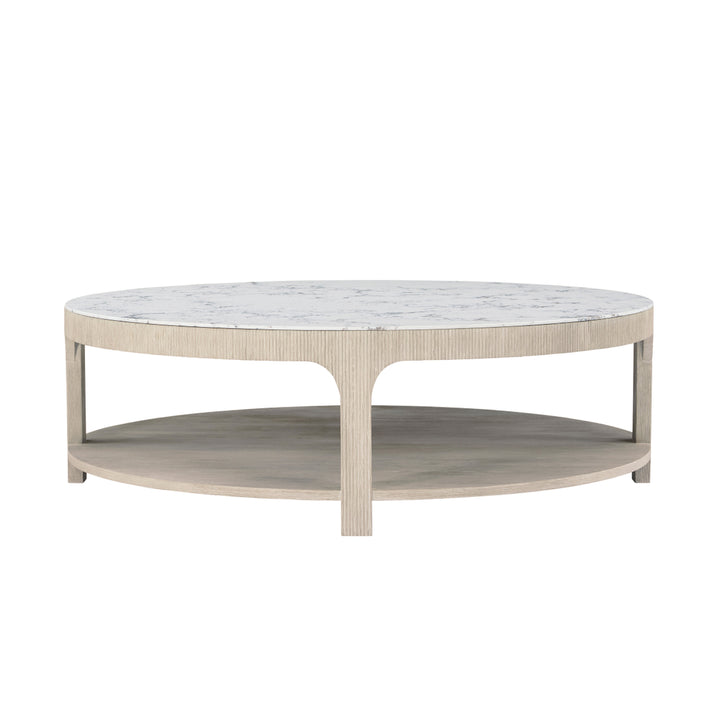 Horizon Round Quartz Cocktail Table