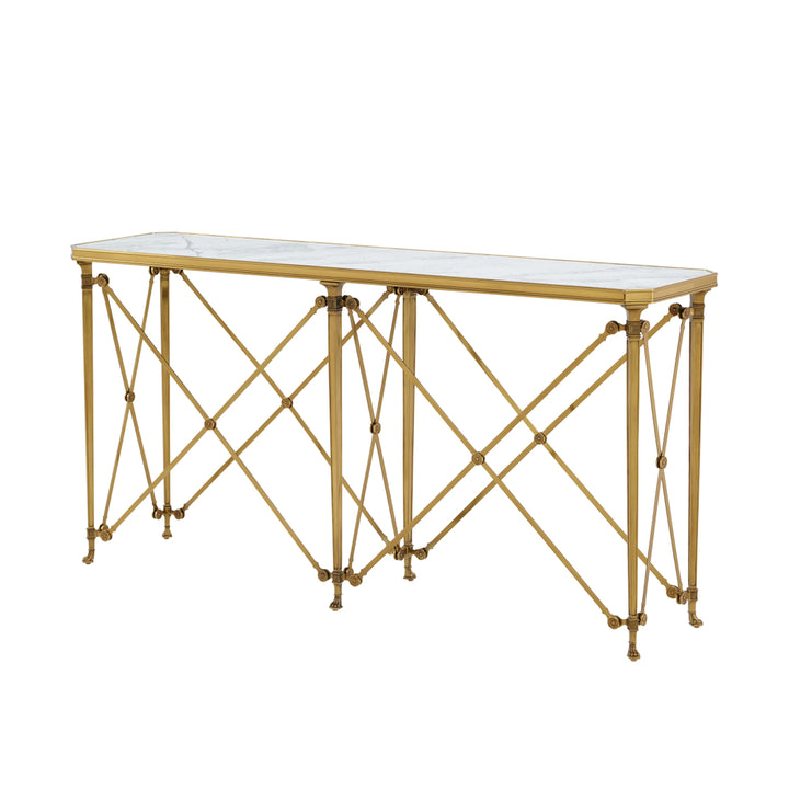 Spencer London Brass Console Table