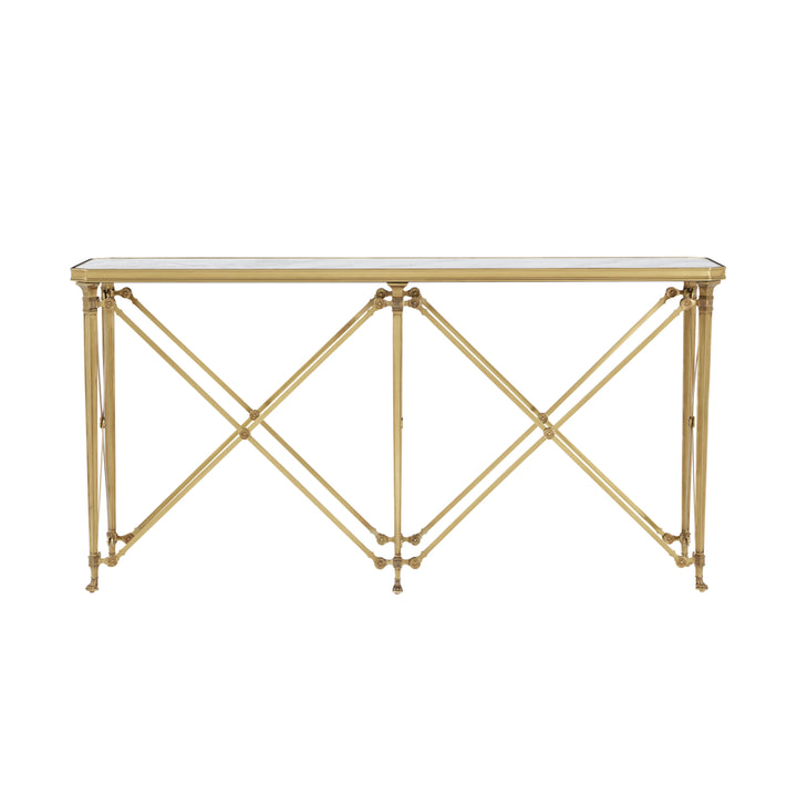 Spencer London Brass Console Table