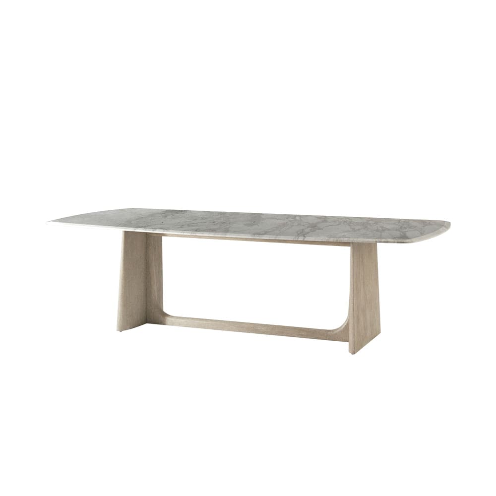 Repose Rectangular Dining Table-Theodore Alexander-THEO-TA54065.C322-Dining TablesGrey Oak Finish-5-France and Son