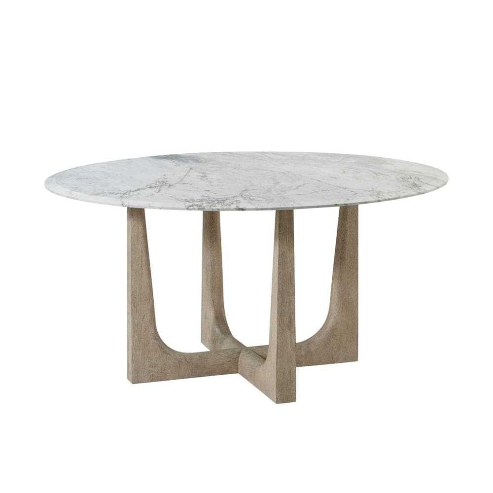 Repose Round Dining Table-Theodore Alexander-THEO-TA54085.C322-Dining TablesGrey Oak Finish-2-France and Son