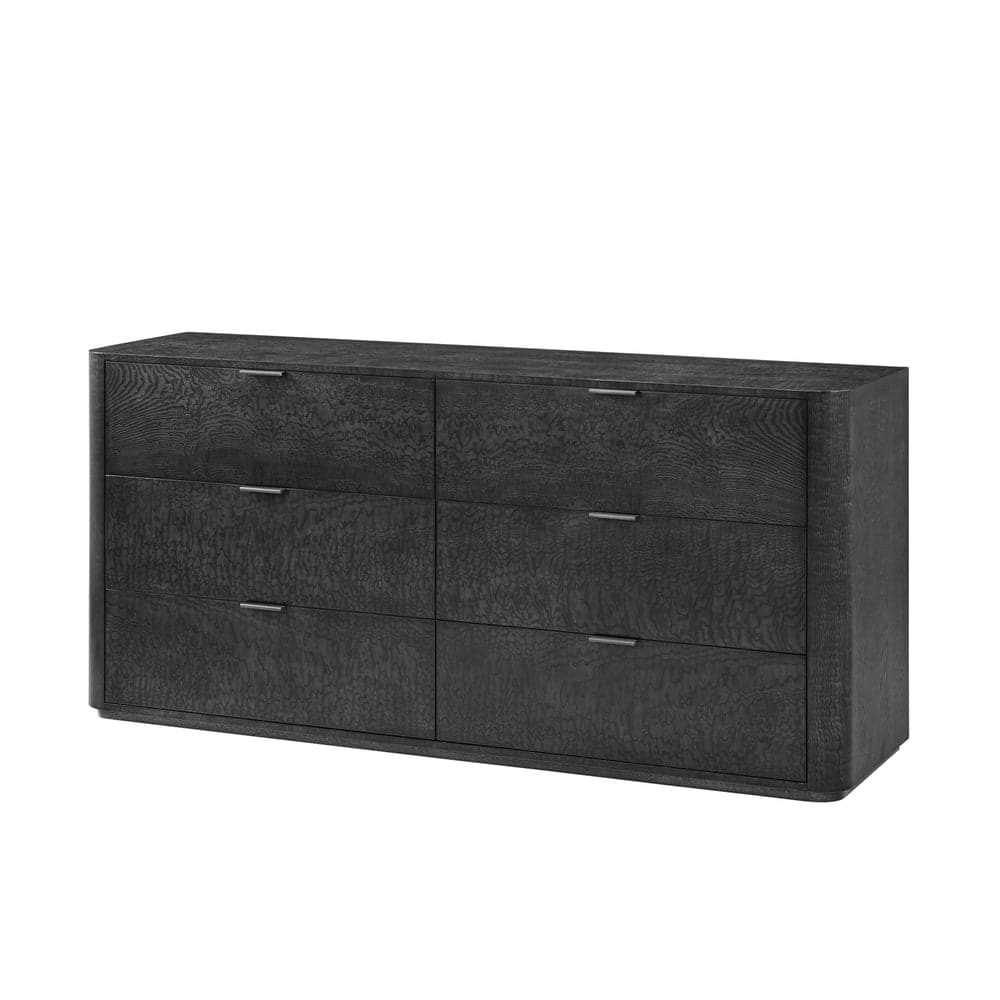 Kesden Dresser-Theodore Alexander-THEO-TA60096.C366-DressersSilent Black-6 Drawers-2-France and Son
