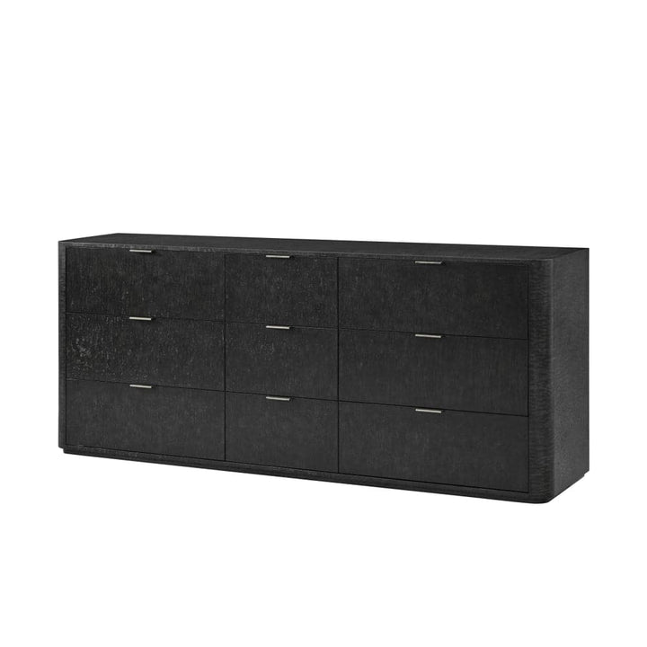 Kesden Dresser-Theodore Alexander-THEO-TA60107.C366-DressersSilent Black-9 Drawers-4-France and Son