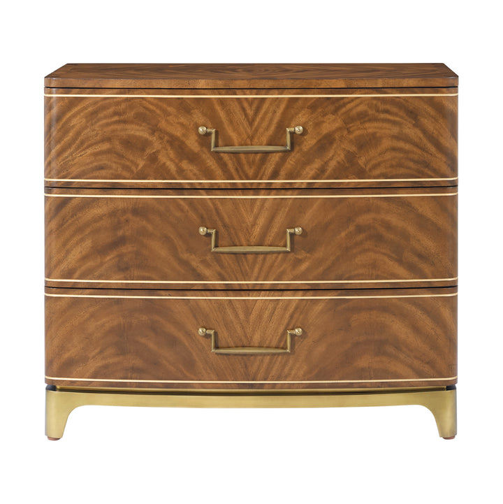 Spencer London Burl Nightstand