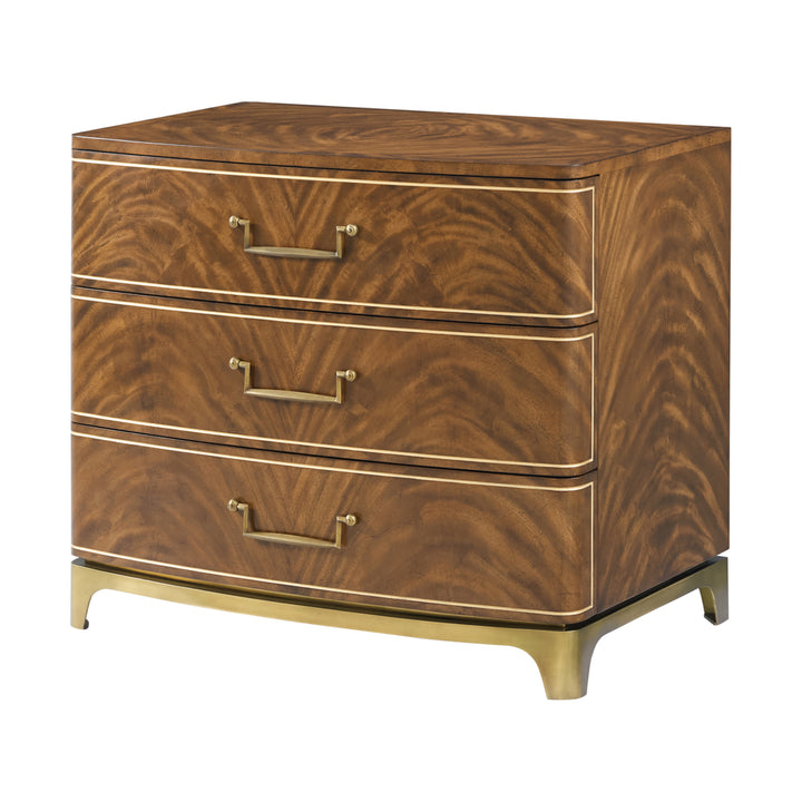 Spencer London Burl Nightstand