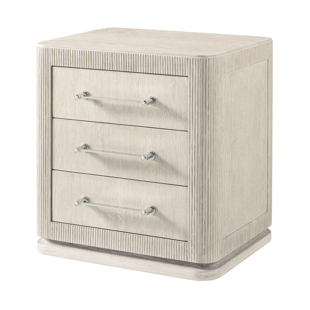 Horizon Three Drawer Small Nightstand