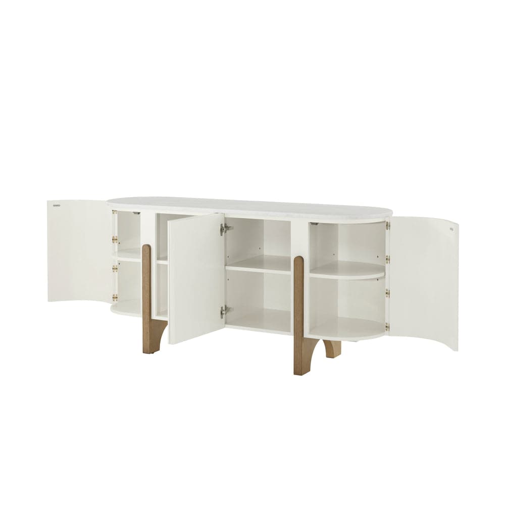 Archo Media Cabinet-Theodore Alexander-THEO-TA61065-Bookcases & Cabinets-6-France and Son