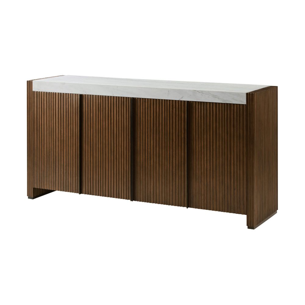 Riva Media Cabinet-Theodore Alexander-THEO-TA61071-Bookcases & Cabinets-1-France and Son