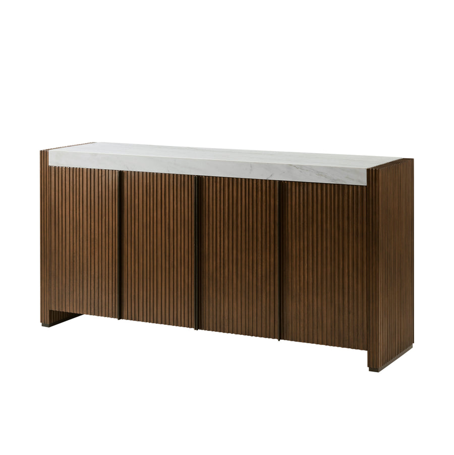 Riva Media Cabinet-Theodore Alexander-THEO-TA61071-Bookcases & Cabinets-1-France and Son