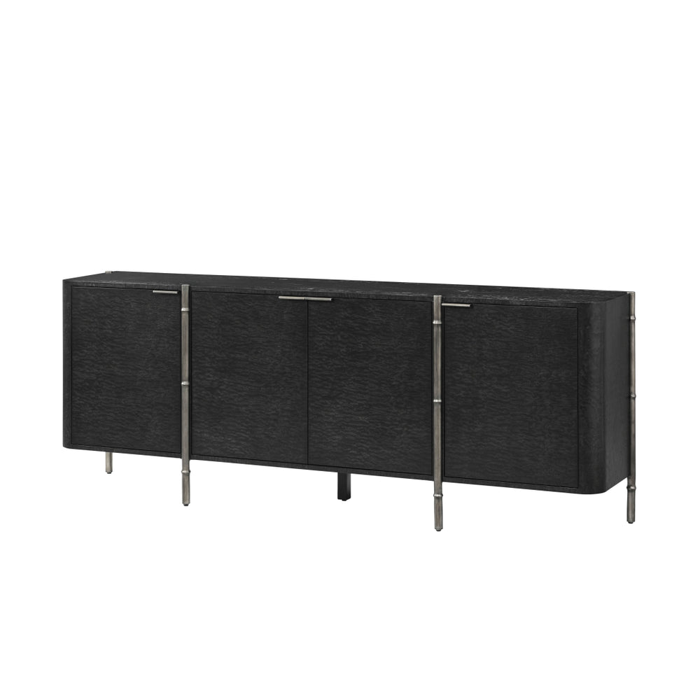 Kesden Sideboard-Theodore Alexander-THEO-TA61154.C366-Sideboards & CredenzasSilent Black-2-France and Son