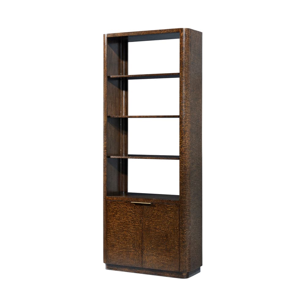 Kesden Bookshelf-Theodore Alexander-THEO-TA63028.C351-Bookcases & CabinetsPyramid Brown-2-France and Son