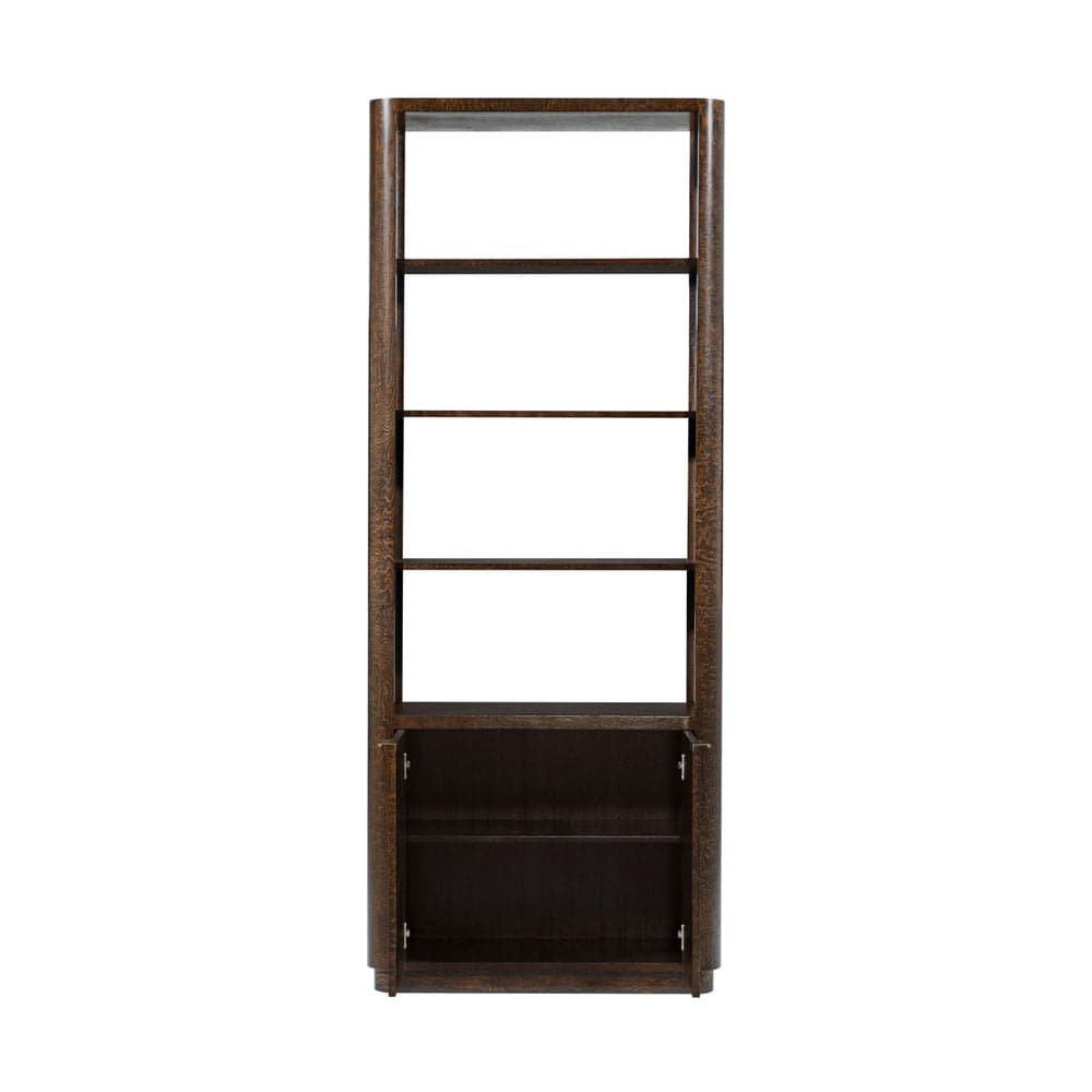 Kesden Bookshelf-Theodore Alexander-THEO-TA63028.C366-Bookcases & CabinetsSilent Black-3-France and Son