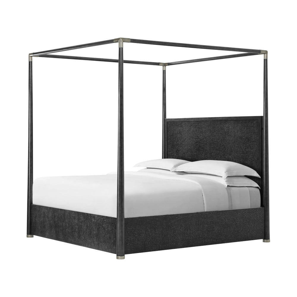 Kesden Poster Bed-Theodore Alexander-THEO-TA83049.C366-BedsKing-Silent Black-2-France and Son
